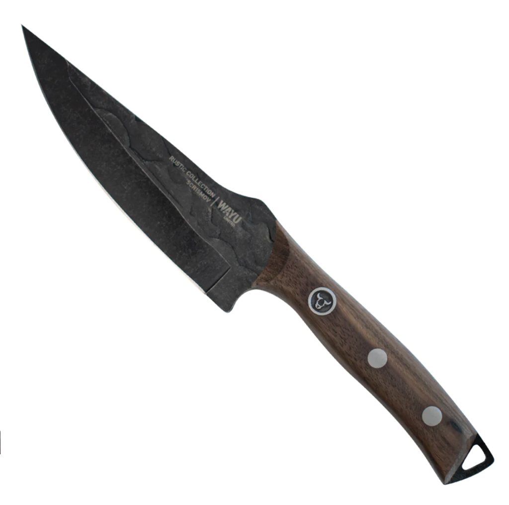 CUCHILLO PAIRING CON FUNDA RUSTIC COLECCTION WAYU
