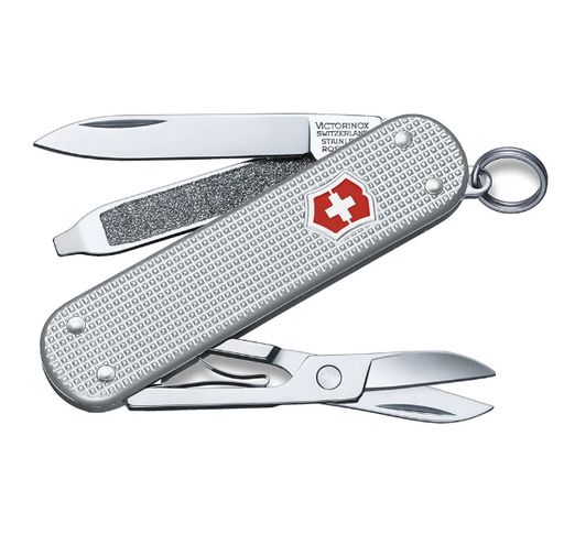 [0.6221.26] Navaja Classic Alox color Plata Victorinox