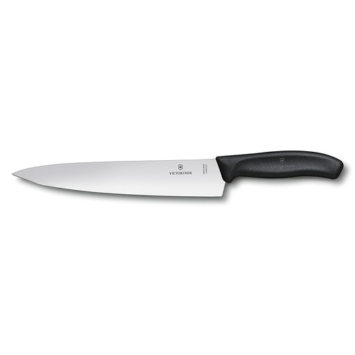 [6.8003.22G] Cuchillo para trinchar SwissClassic color Negro. Hoja 22 cm. Victorinox