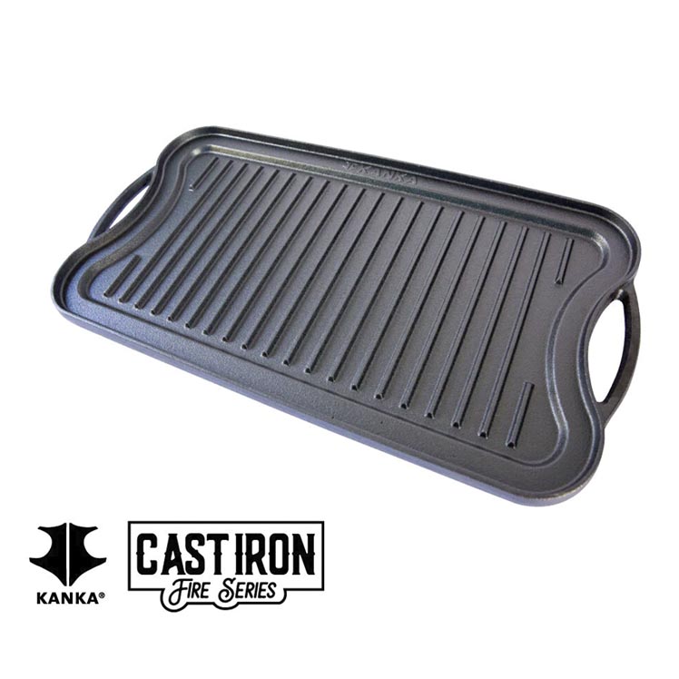 Plancha Reversible Hierro fundido - KANKA