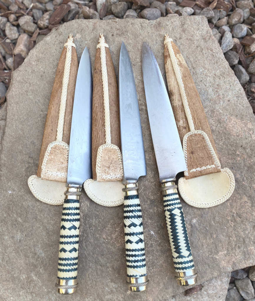 Cuchillo Trenzado Acero INOX - Pampa Cordillera